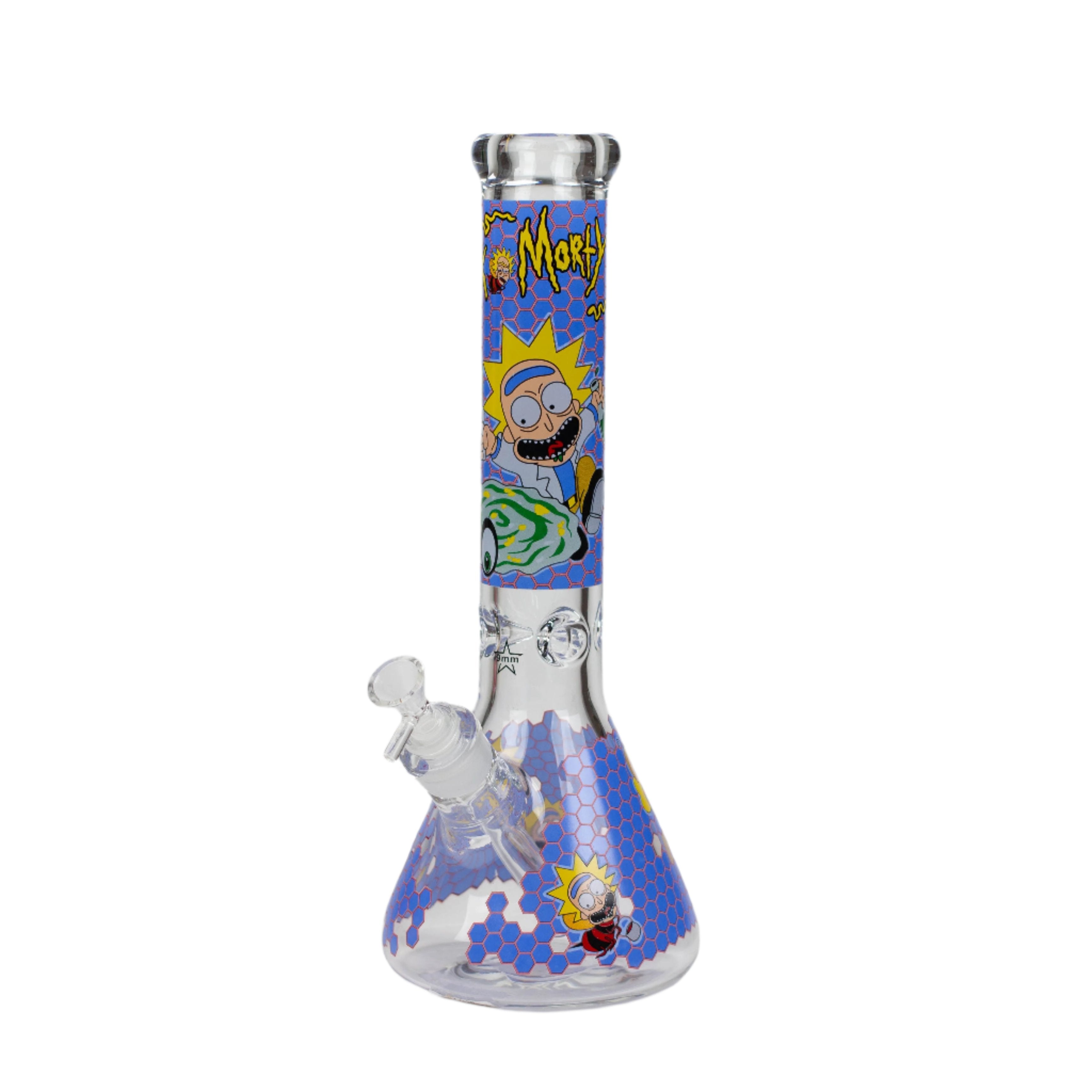 14" RM Cartoon 9mm Glass Water Bong_1