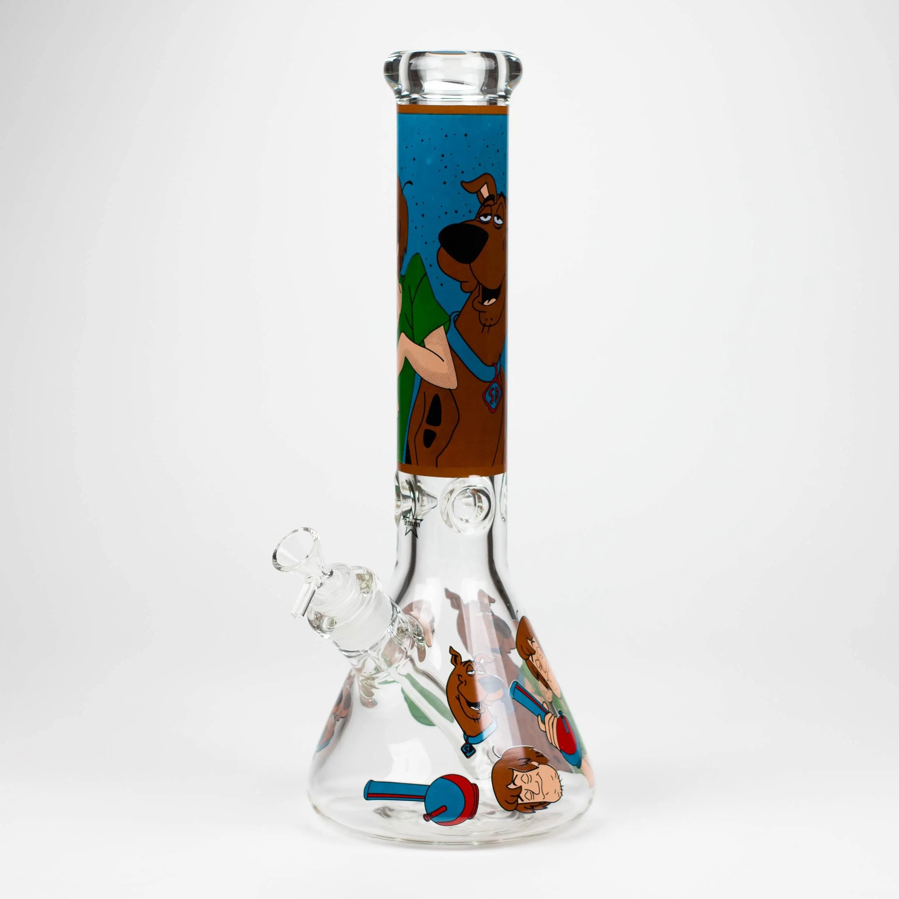 14" SD Cartoon 9mm Glass Water Bong_5