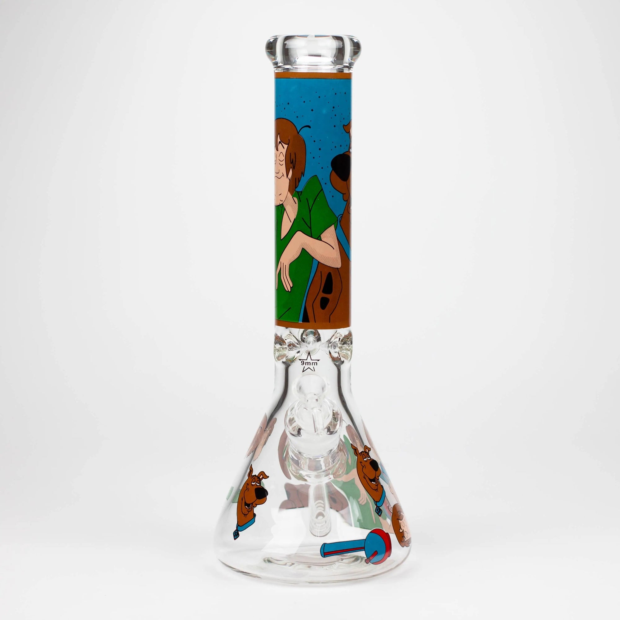 14" SD Cartoon 9mm Glass Water Bong_7
