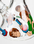 14" SD Cartoon 9mm Glass Water Bong_10