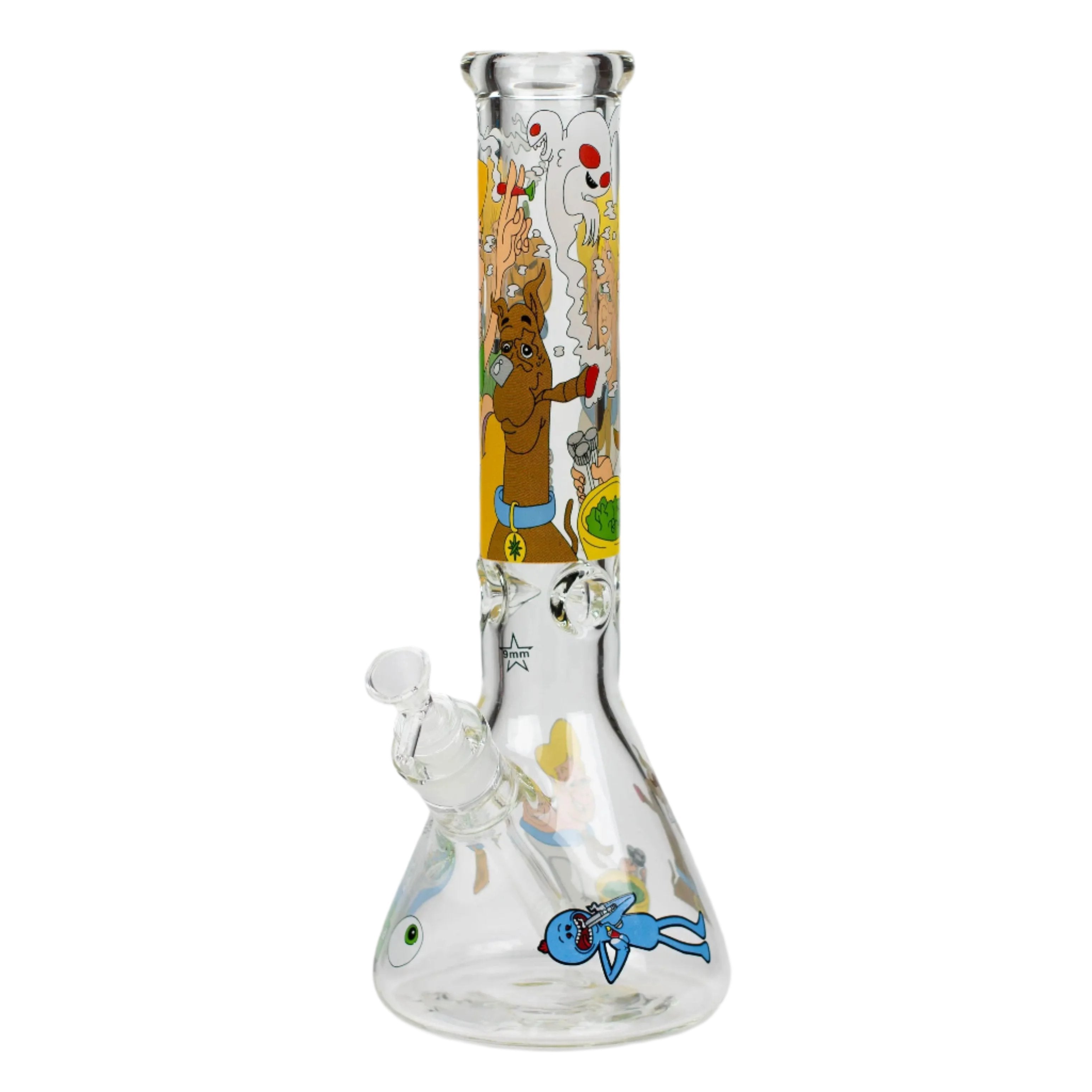 14" SD Cartoon 9mm Glass Water Bong_2