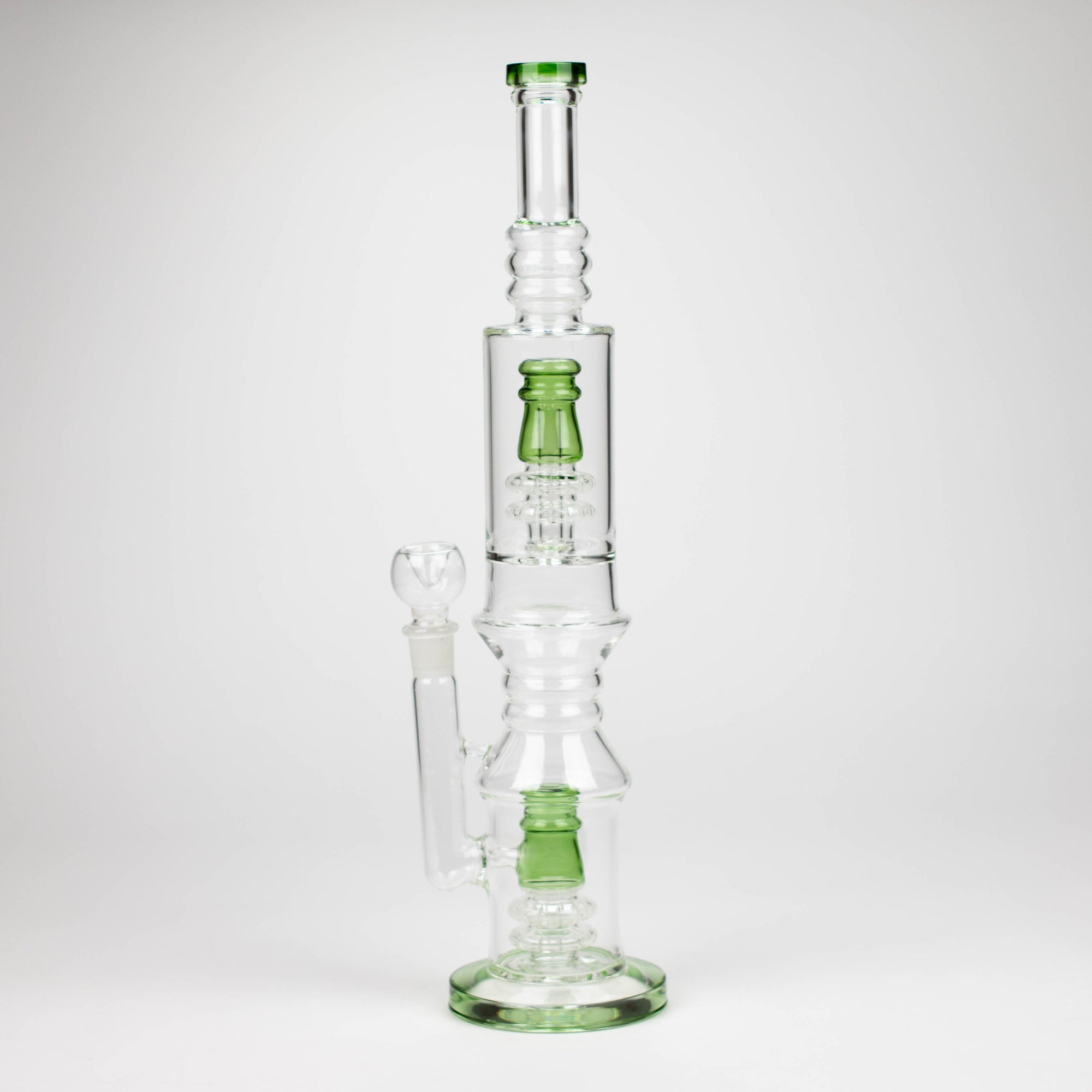18&quot; Glass Water Bong With Percolator Diffuser_8