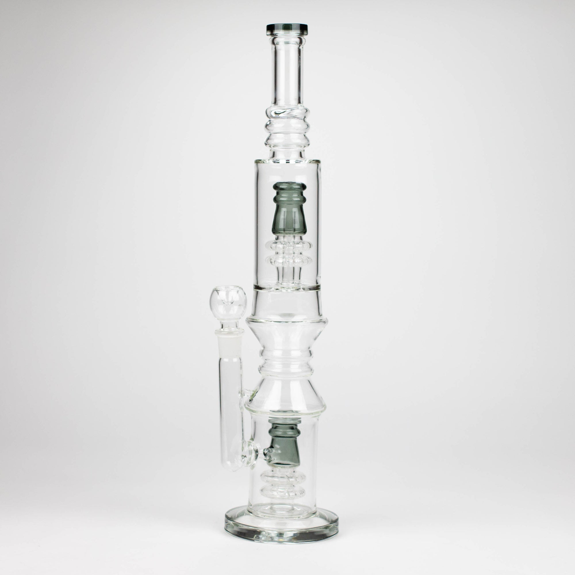 18&quot; Glass Water Bong With Percolator Diffuser_5