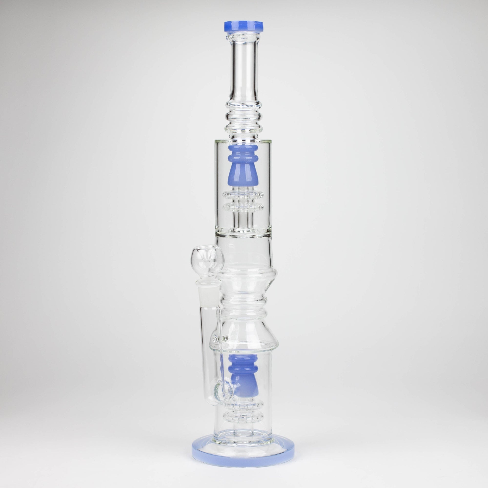 18&quot; Glass Water Bong With Percolator Diffuser_6