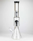 Fortune 18" Double Tree Perc Beaker Bong Assorted Colour_10