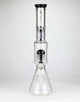 Fortune 18" Double Tree Perc Beaker Bong Assorted Colour_11