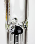 Fortune 18" Double Tree Perc Beaker Bong Assorted Colour_13