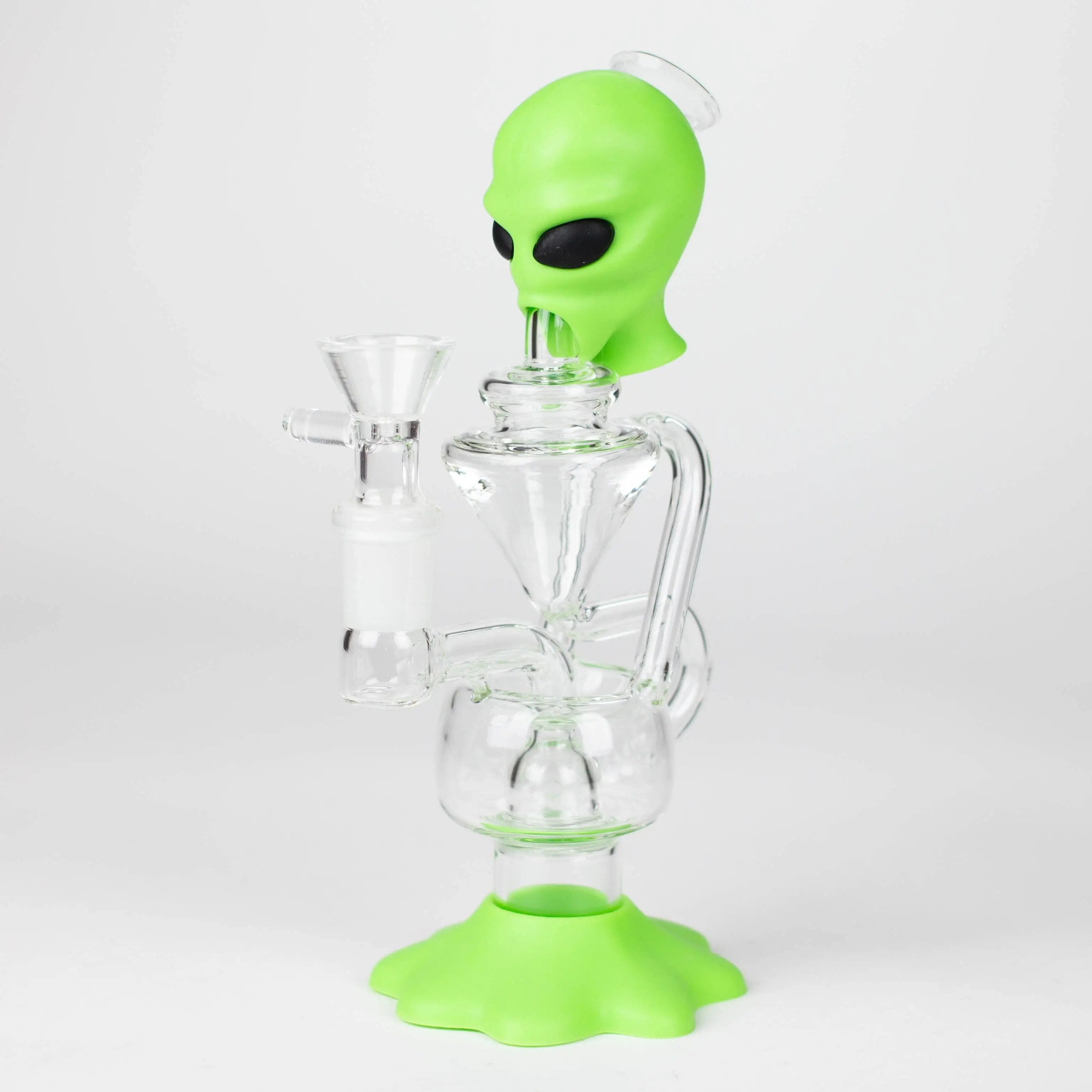 7.7" Alien Functional Glass Water Pipe_0