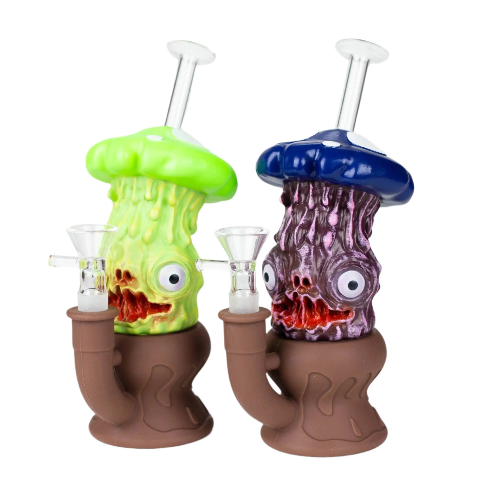 7.8" Vinyl Mushroom Monster Water Pipe_0