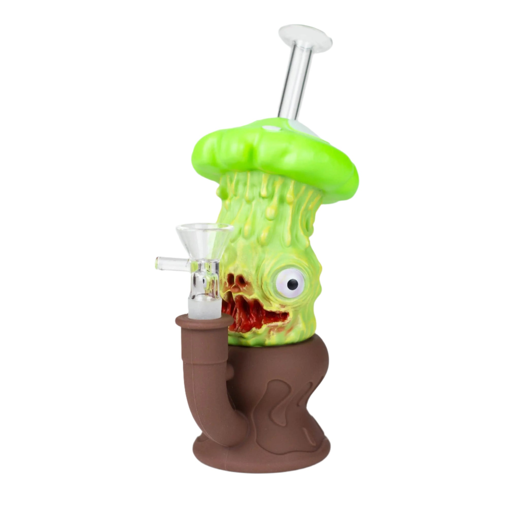 7.8" Vinyl Mushroom Monster Water Pipe_1