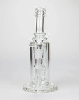 10″ Straight Tube Recycler Glass Bong [C1555]_2