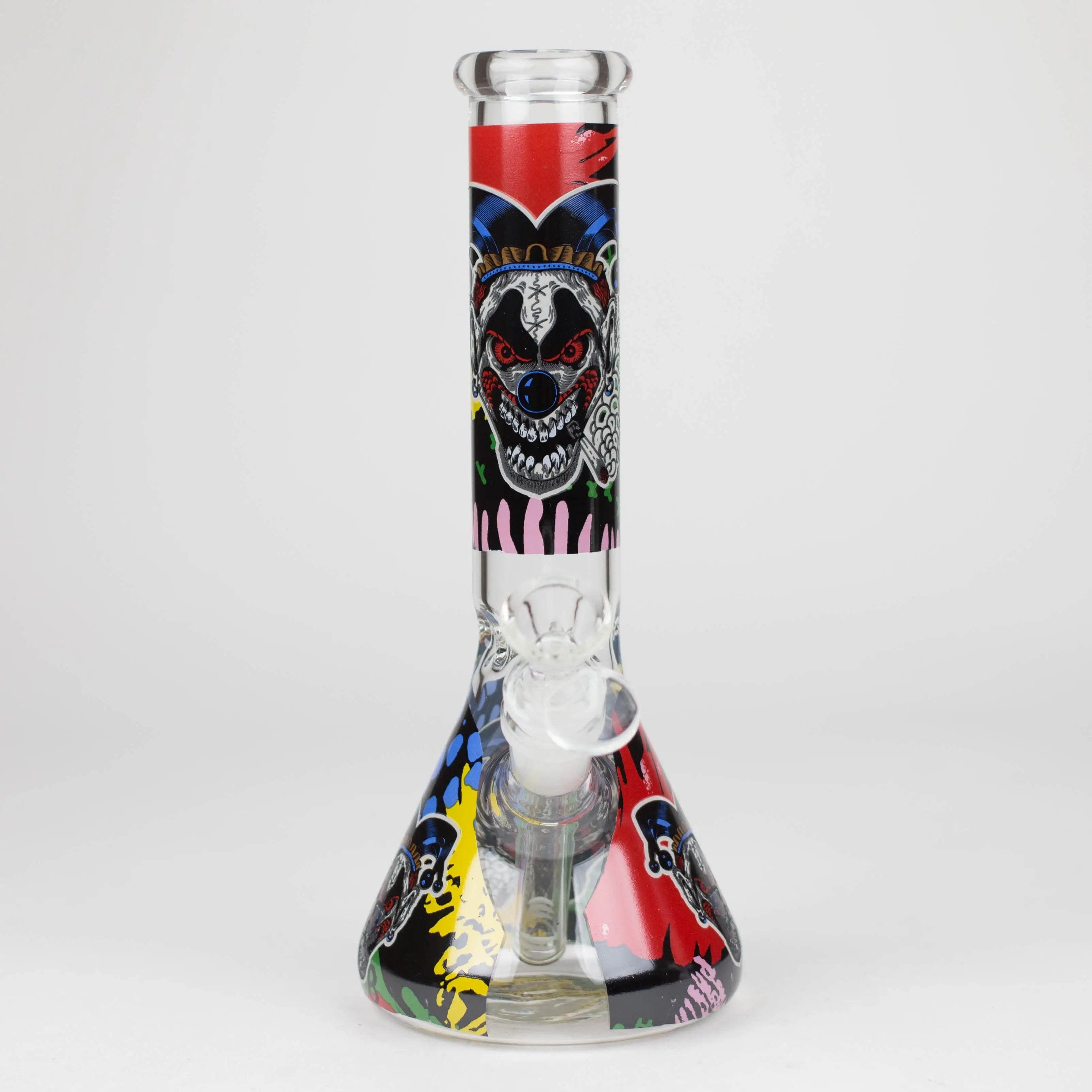 10&quot; Glass Bong With Clown Design_4