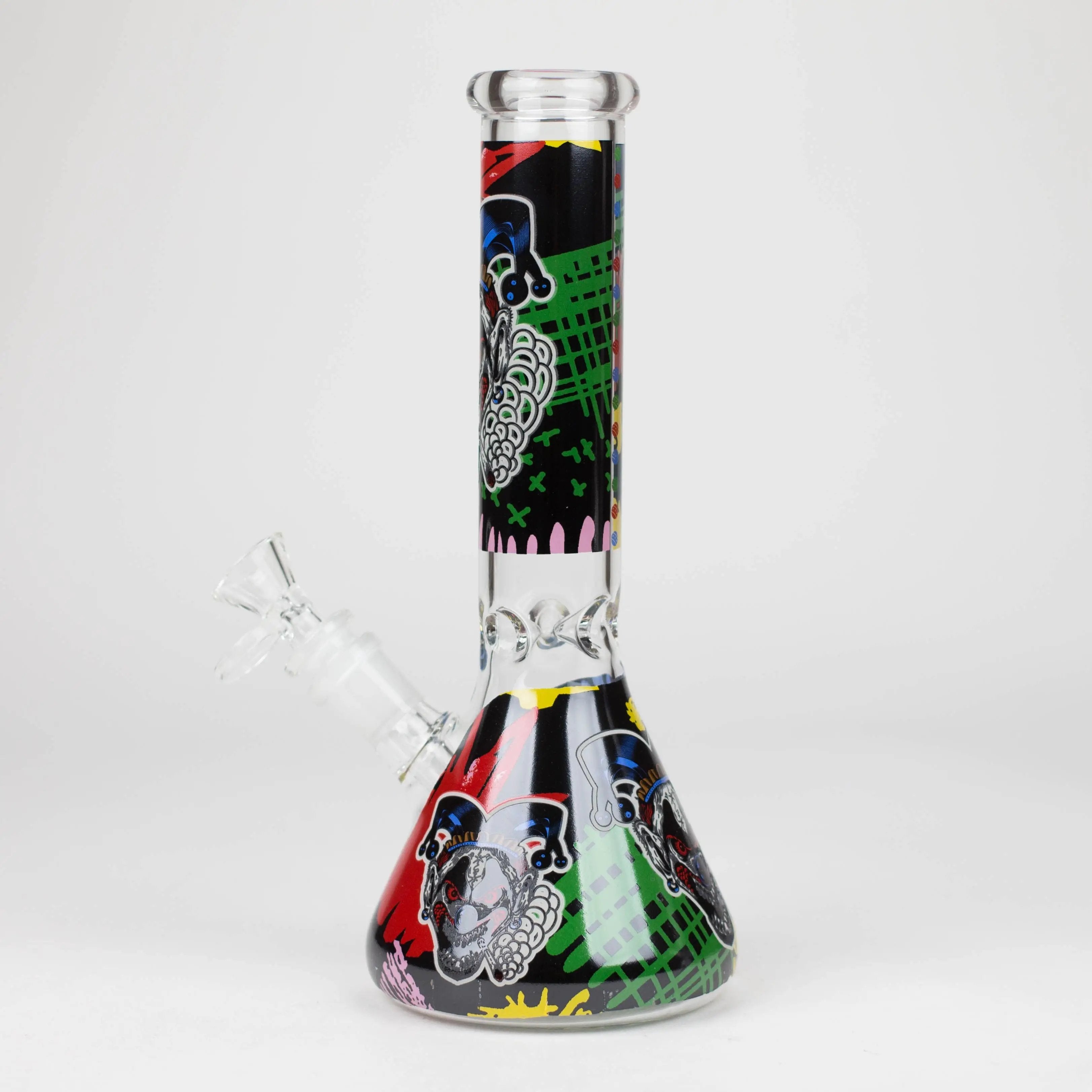 10&quot; Glass Bong With Clown Design_5