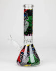 10" Glass Bong With Clown Design_5