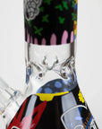 10" Glass Bong With Clown Design_7