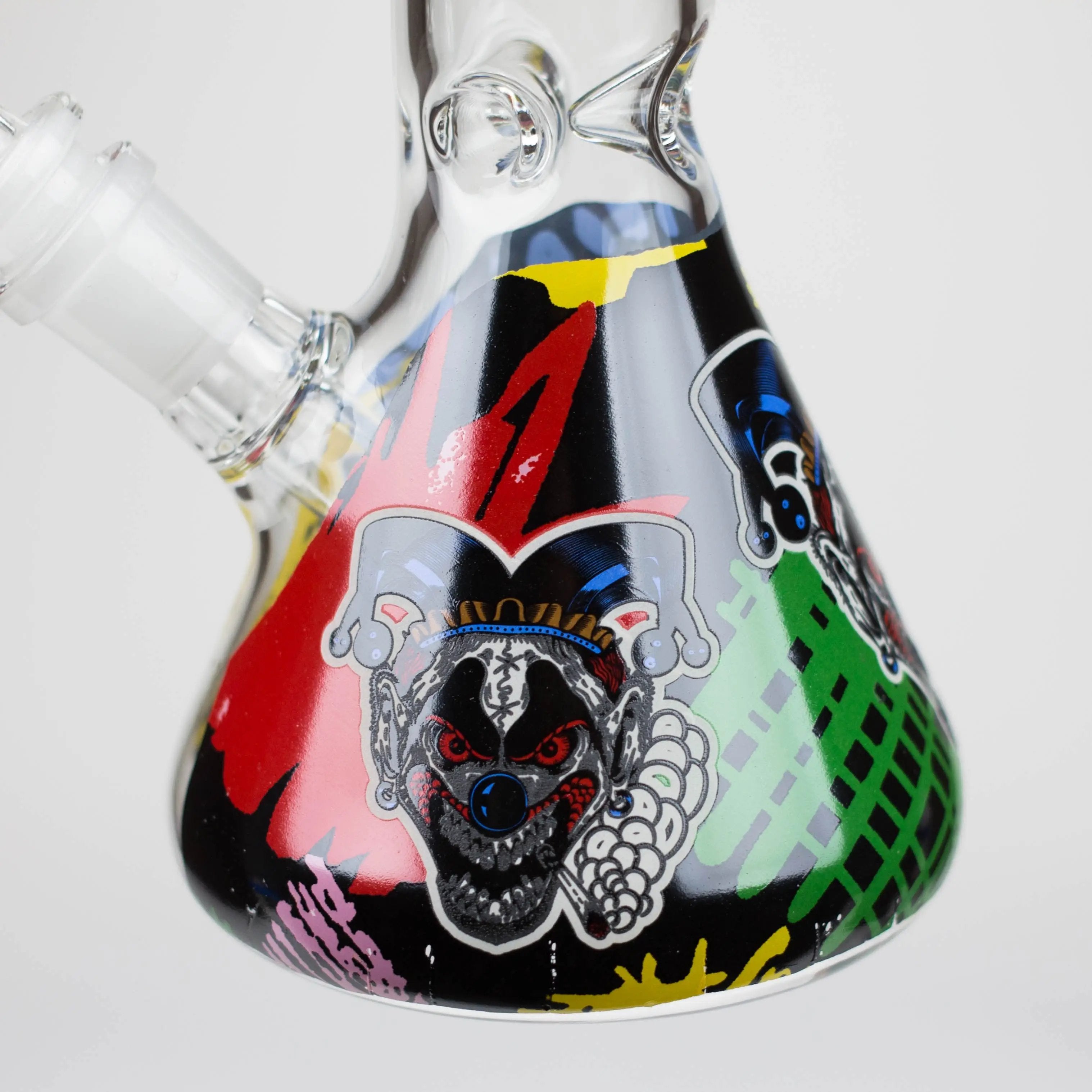 10&quot; Glass Bong With Clown Design_9