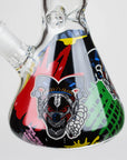 10" Glass Bong With Clown Design_9