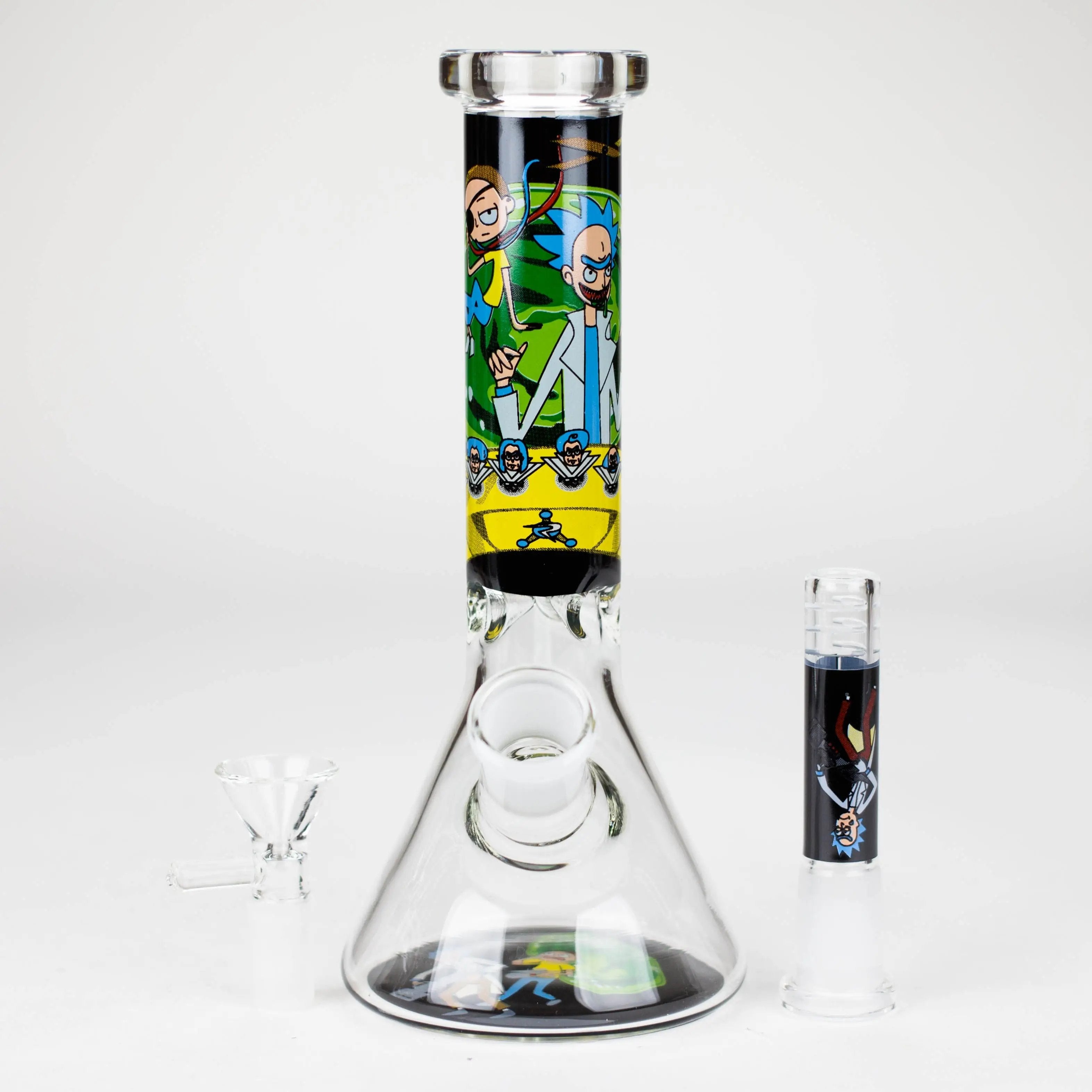 10&quot; R&amp;M Design Beaker Bong 4mm Thick Glass_5