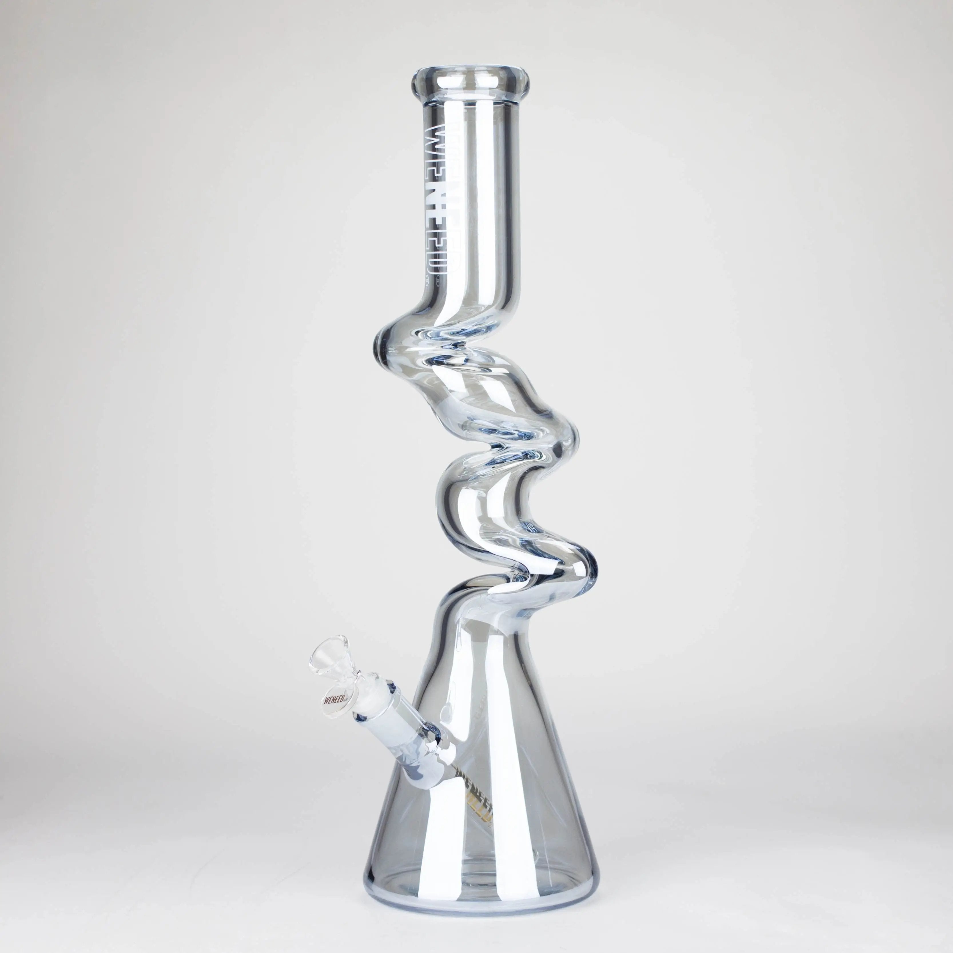 17.5" Iridescent Ripple Glass Bong_7