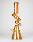 17.5" Iridescent Ripple Glass Bong_4