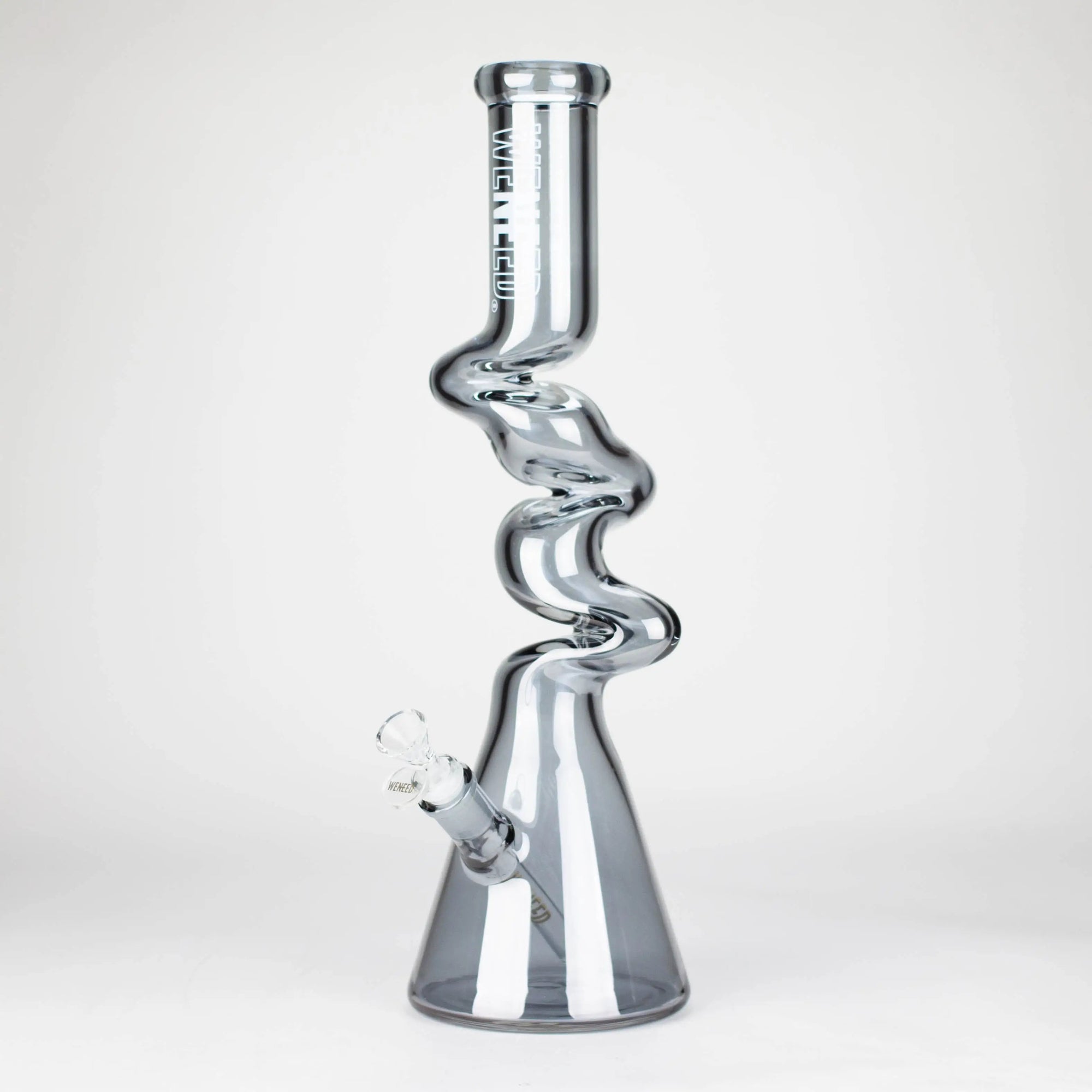 17.5" Iridescent Ripple Glass Bong_5