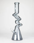 17.5" Iridescent Ripple Glass Bong_5