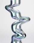 17.5" Iridescent Ripple Glass Bong_11