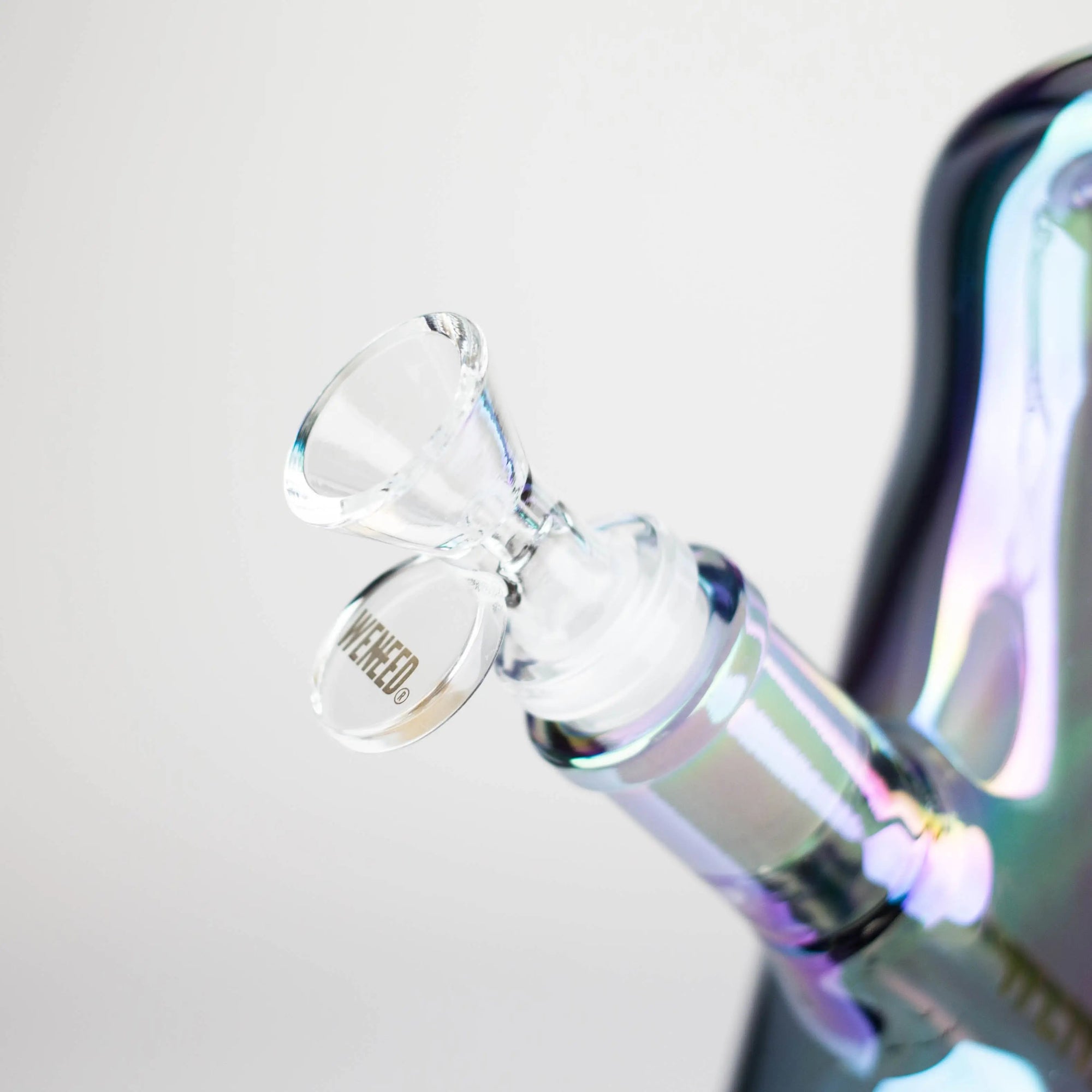 17.5" Iridescent Ripple Glass Bong_1