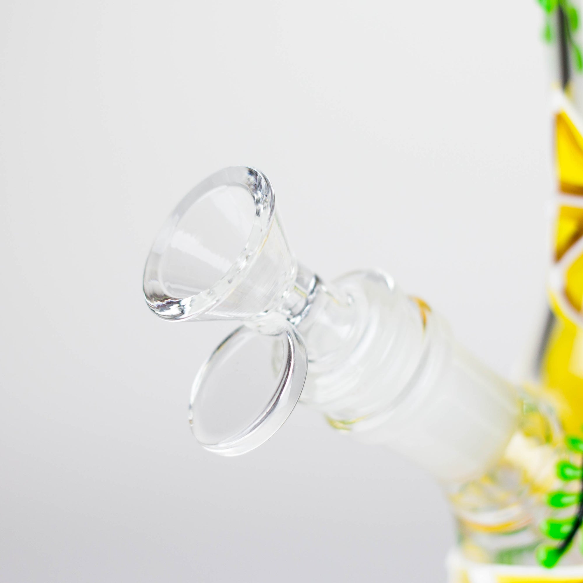 10&quot; 3D Glass Bong With Orange Design_5