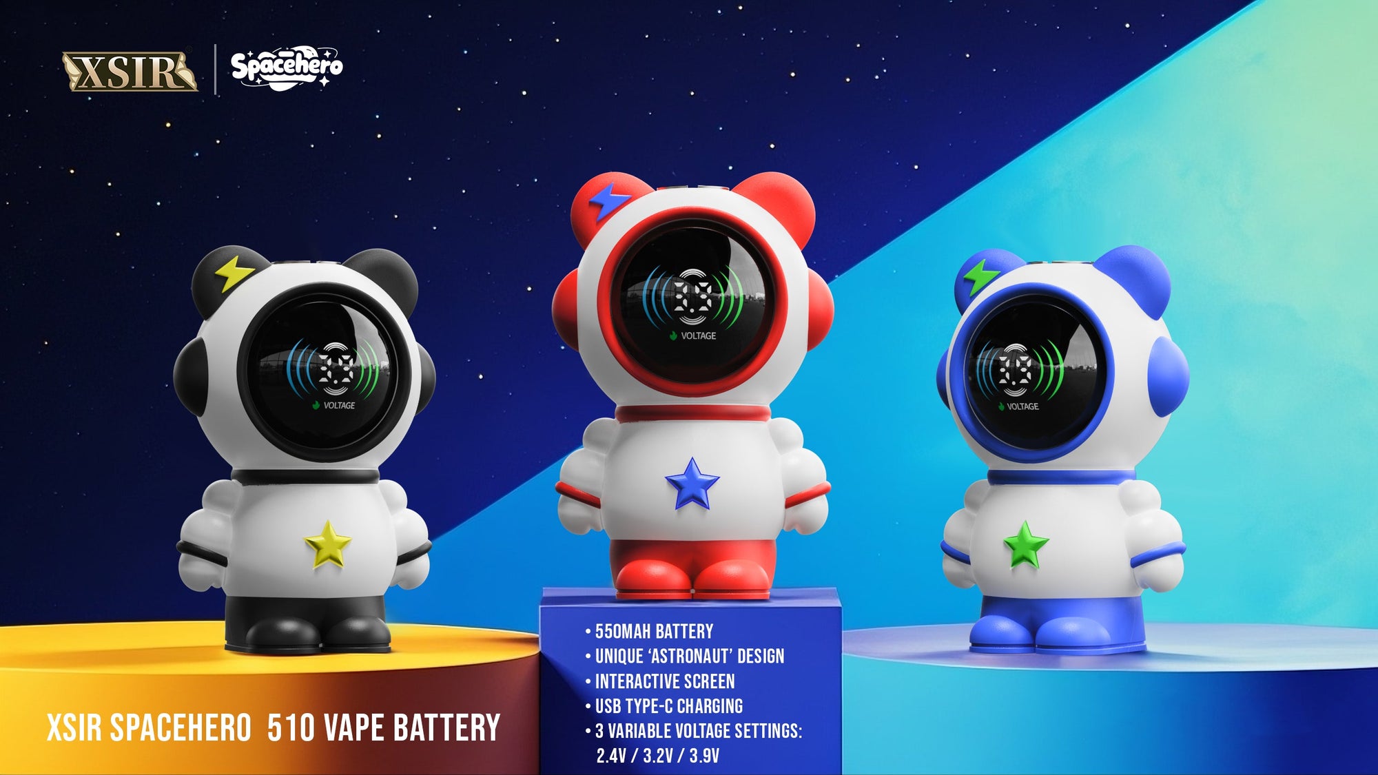 Spacehero 510 Battery | 550mAh INHALCO Spacehero 510 Battery | 550mAh INHALCO