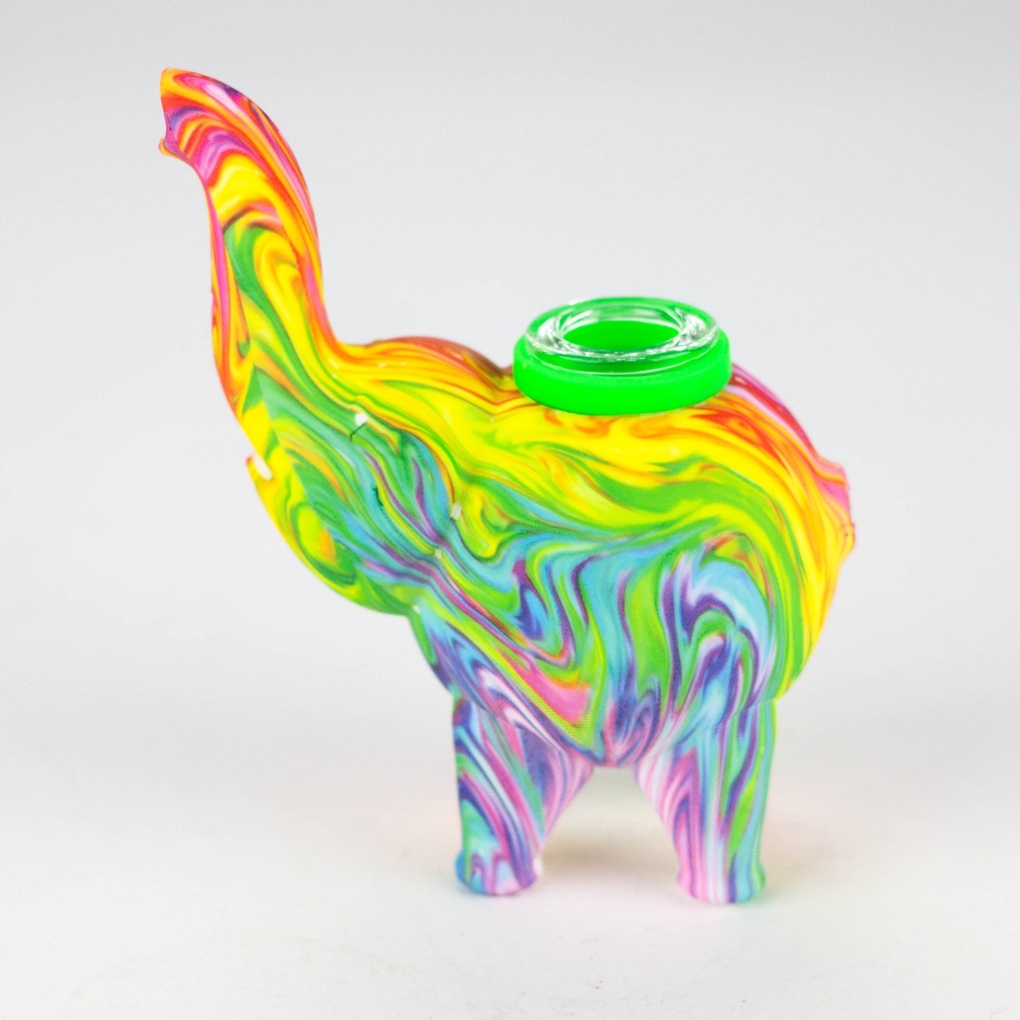 4.5" Assorted Silicone Elephant Bong