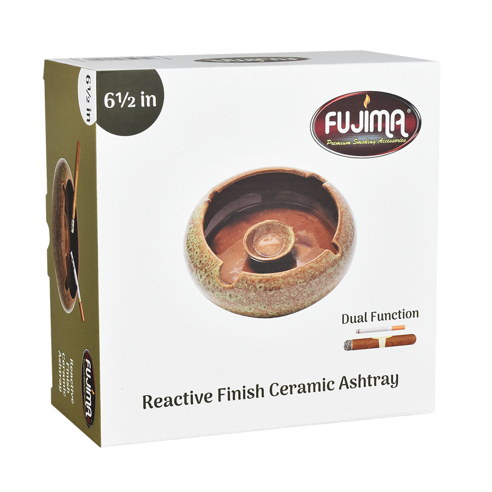 Fujima Reactive Finish Ceramic Ashtray
