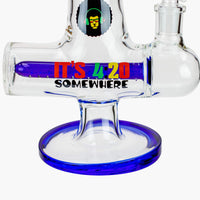 21" Xtream Kink Zong inline Diffuser Glass Water Bong - INHALCO