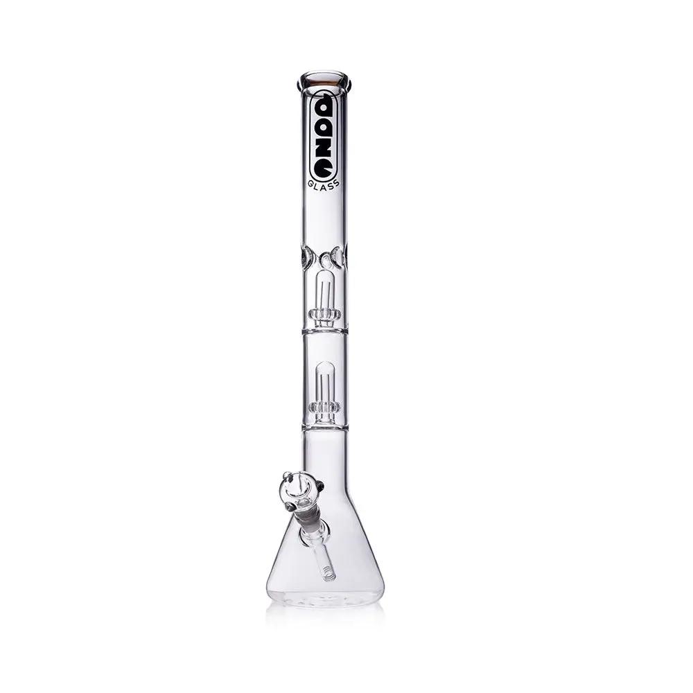 22" Massive Dual UFO Perc Glass Beaker Water Pipe