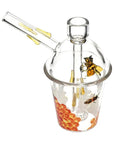 Buzzin' Bee Glass Cup Bubbler