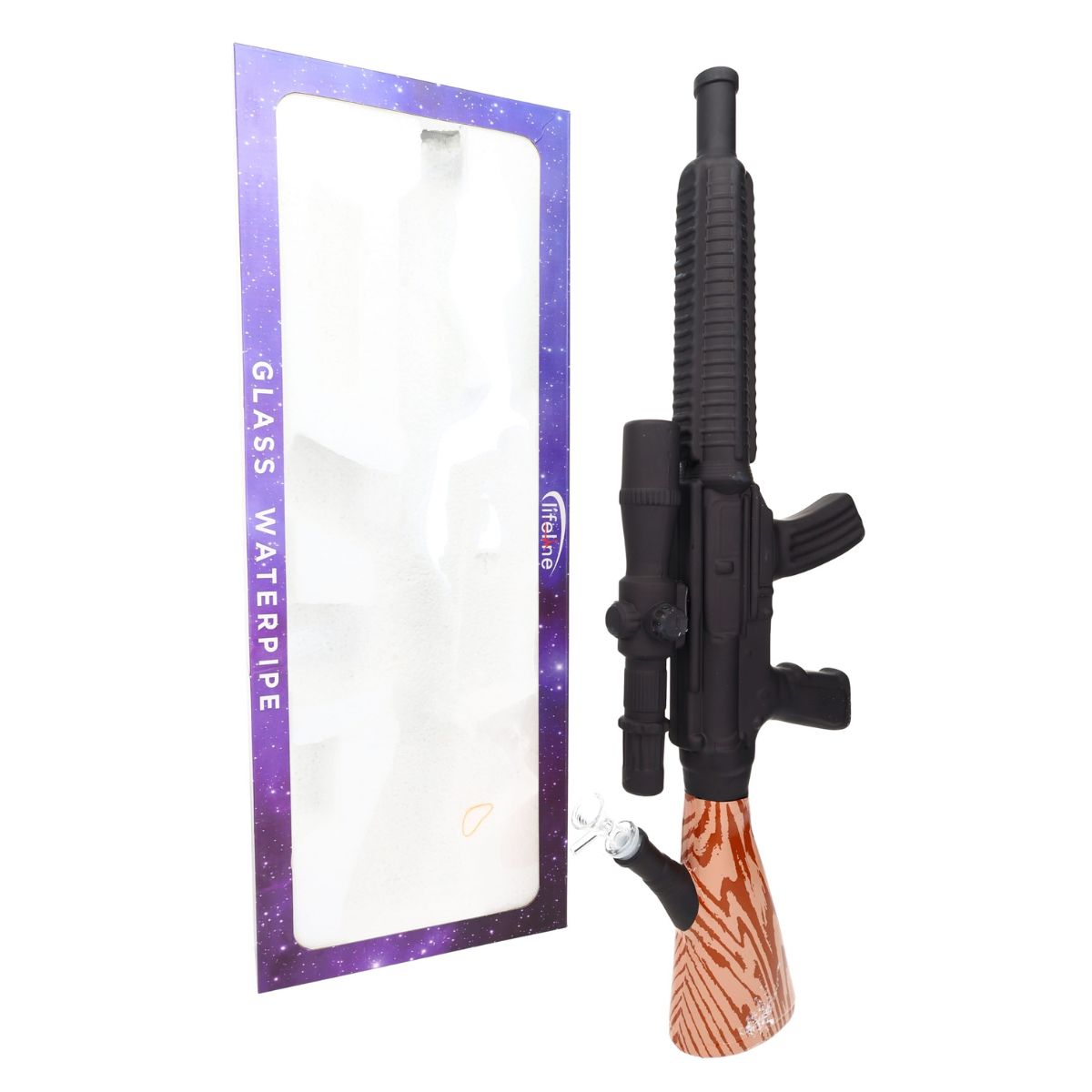 “Countertop Cannon” Rifle Beaker Bong 24″