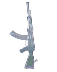 27" Electroplated AK-47 Bong - inhalco