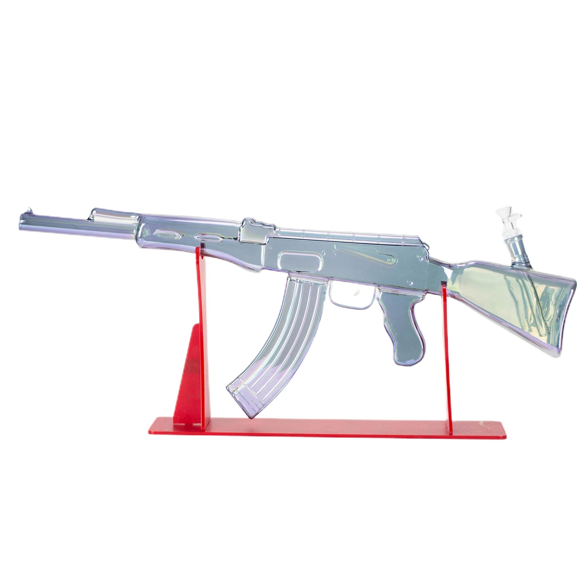 27" Electroplated AK-47 Bong - inhalco