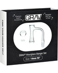 GRAV Hourglass Quartz Banger Set 4Pcs