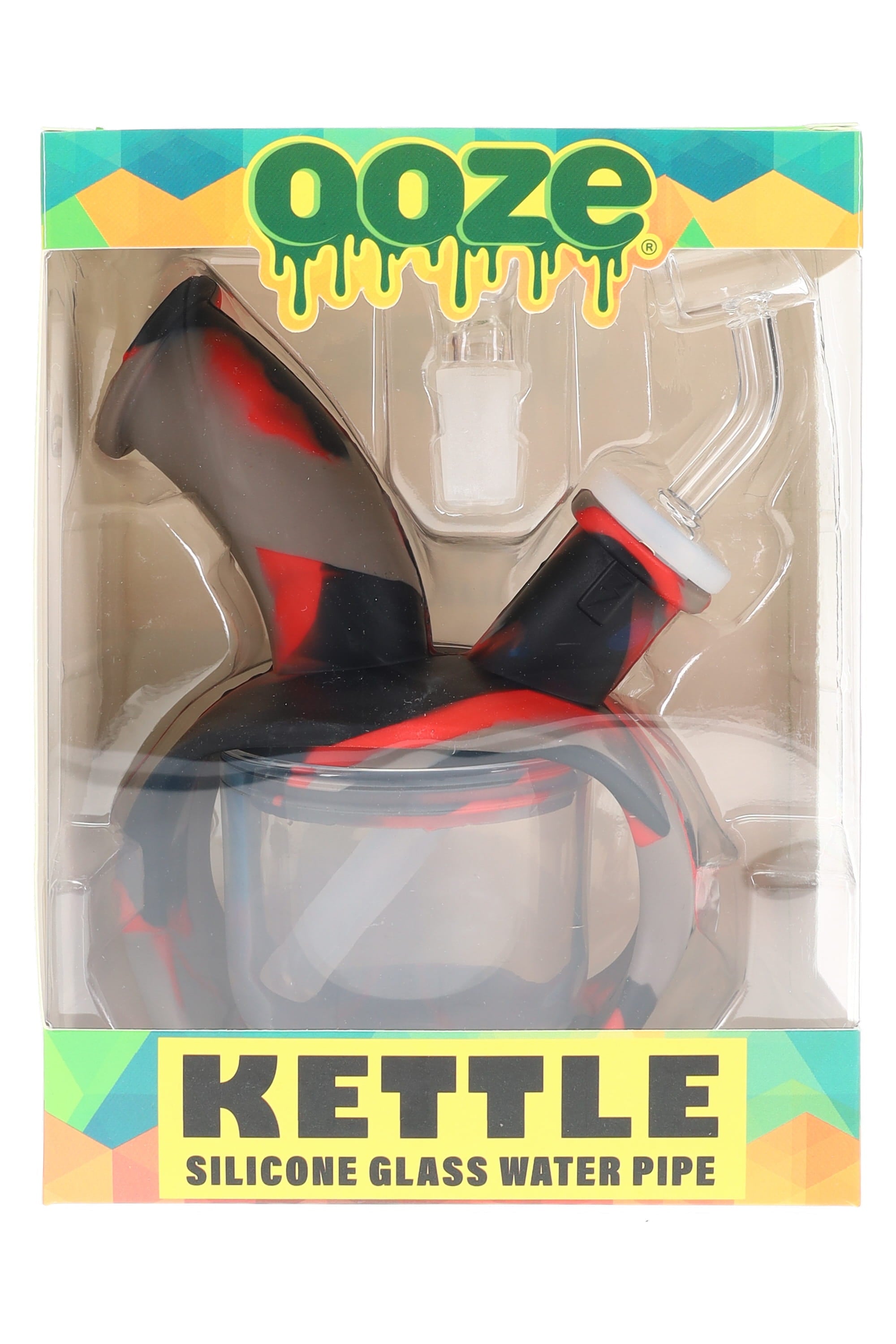 Ooze Kettle Silicone/Glass Bubbler Dab Rig