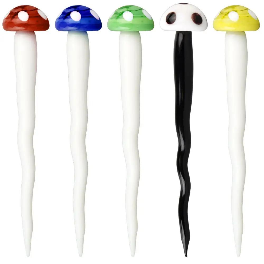 Toadstool Mushroom Twisted Dab Tool Vary Color โ INHALCO