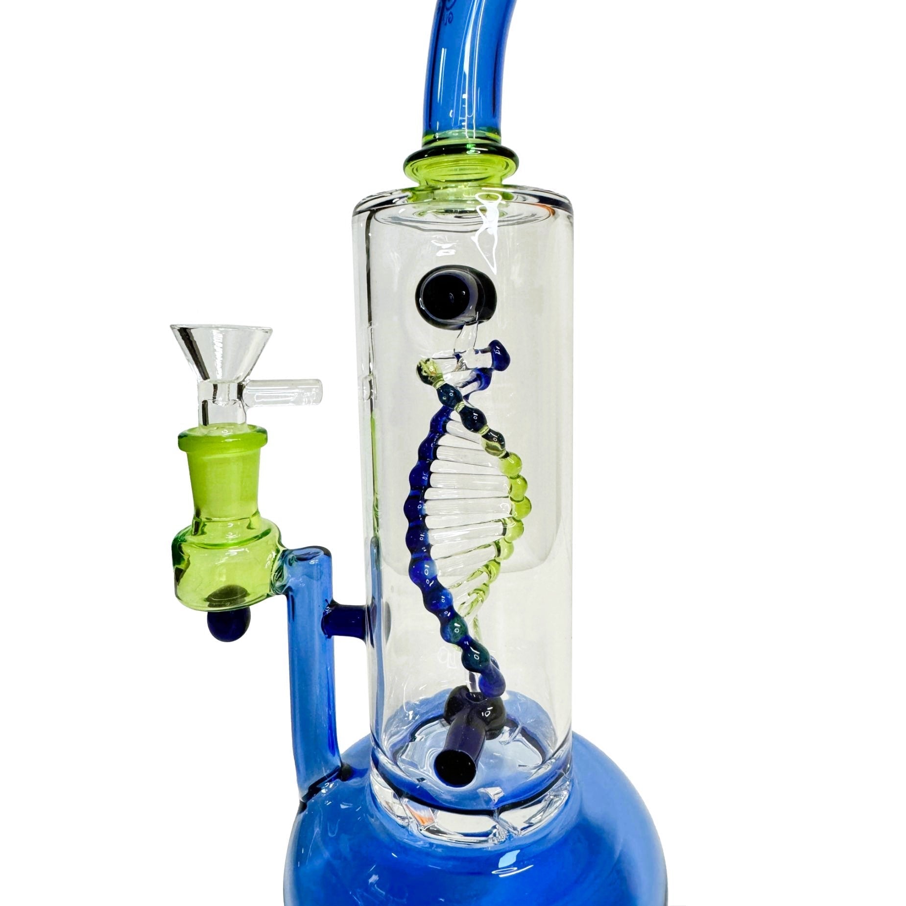 Gen 2 Spinning DNA Turbine Perc Glass Bong