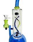 Gen 2 Spinning DNA Turbine Perc Glass Bong