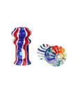 Rainbow Opal Glass Mouthpiece with Display Stand for Puffco Pivot