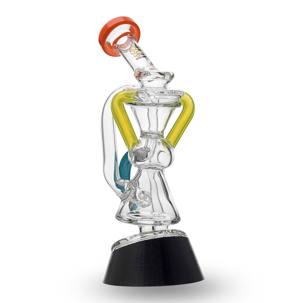 Puffco Peak Recycler Glass Replacement Contrasting Color Accent