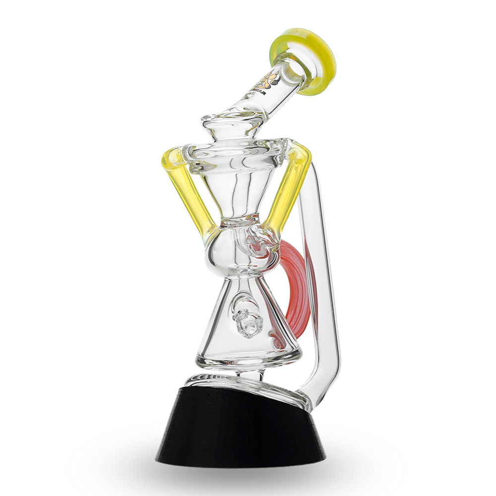 Puffco Peak Recycler Glass Replacement Contrasting Color Accent