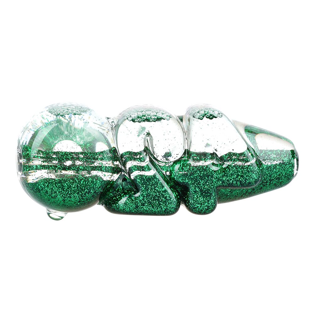 Glitzernde 420 Glyceringlas-Handpfeife, 4 Karat