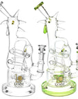 Lookah Glass Chicken Recycler Bong