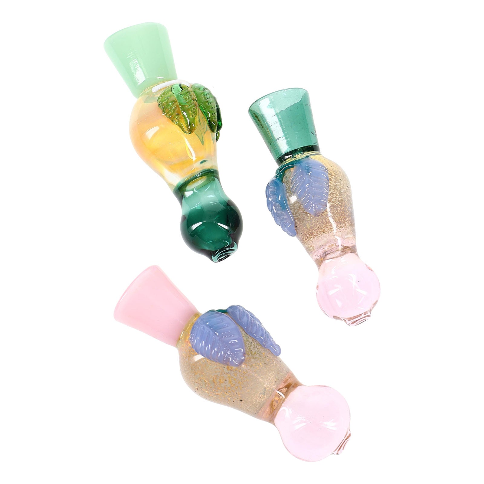 3″ Silver-Fumed Color-Changing Frit Chillum