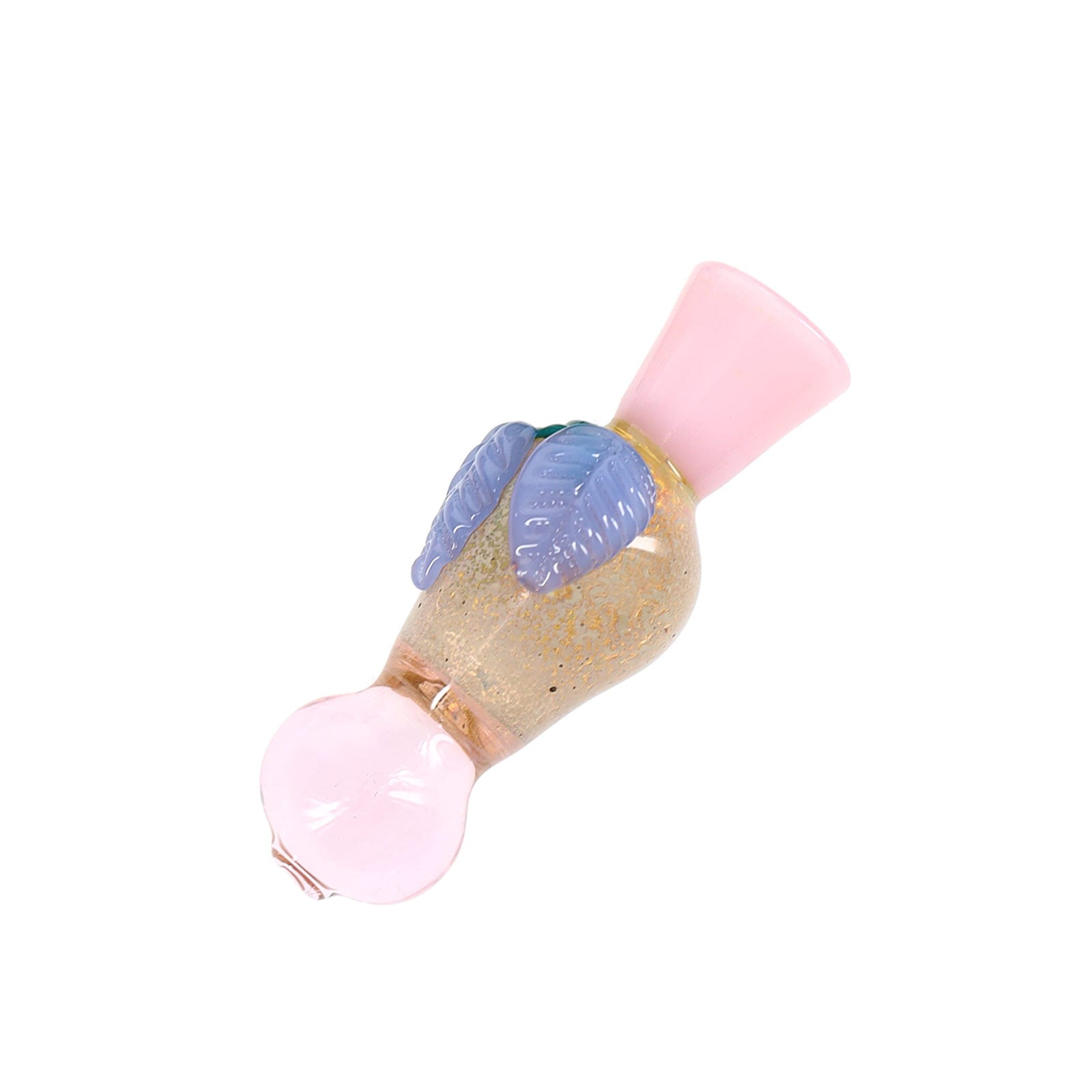 3″ Silver-Fumed Color-Changing Frit Chillum - inhalco